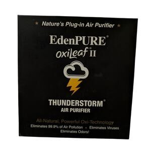 EdenPure Oxileaf II Thunderstorm Air Purifier Plug In A5905 Portable Compact